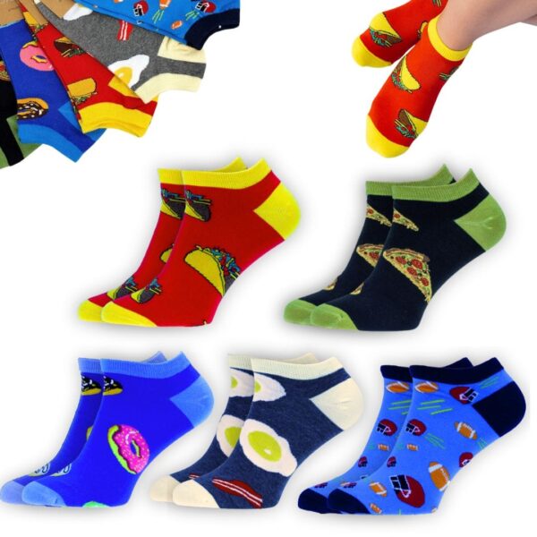 Zestaw Stopek „Smacznie i Sportowo” – 5 Par (40–46)