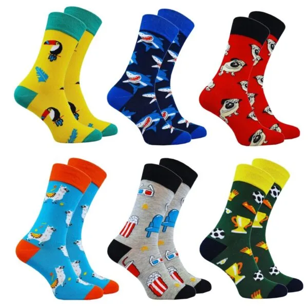 Zestaw Skarpet „Na Tropie Przygody” – 6 Par (40–46)