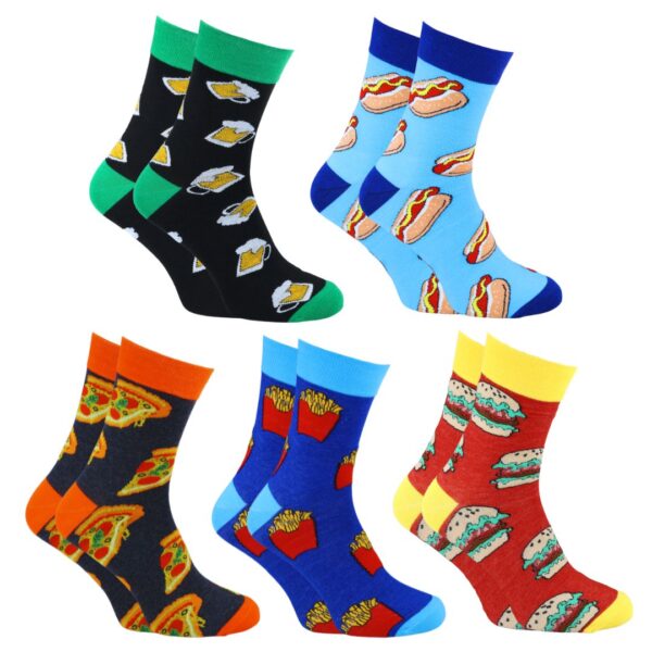 Zestaw „Fast Food Mood” – 5 Par (40–46)