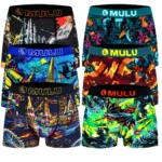 Zestaw Kolorowych Bokserek 6 Par MIX | XS-2XL