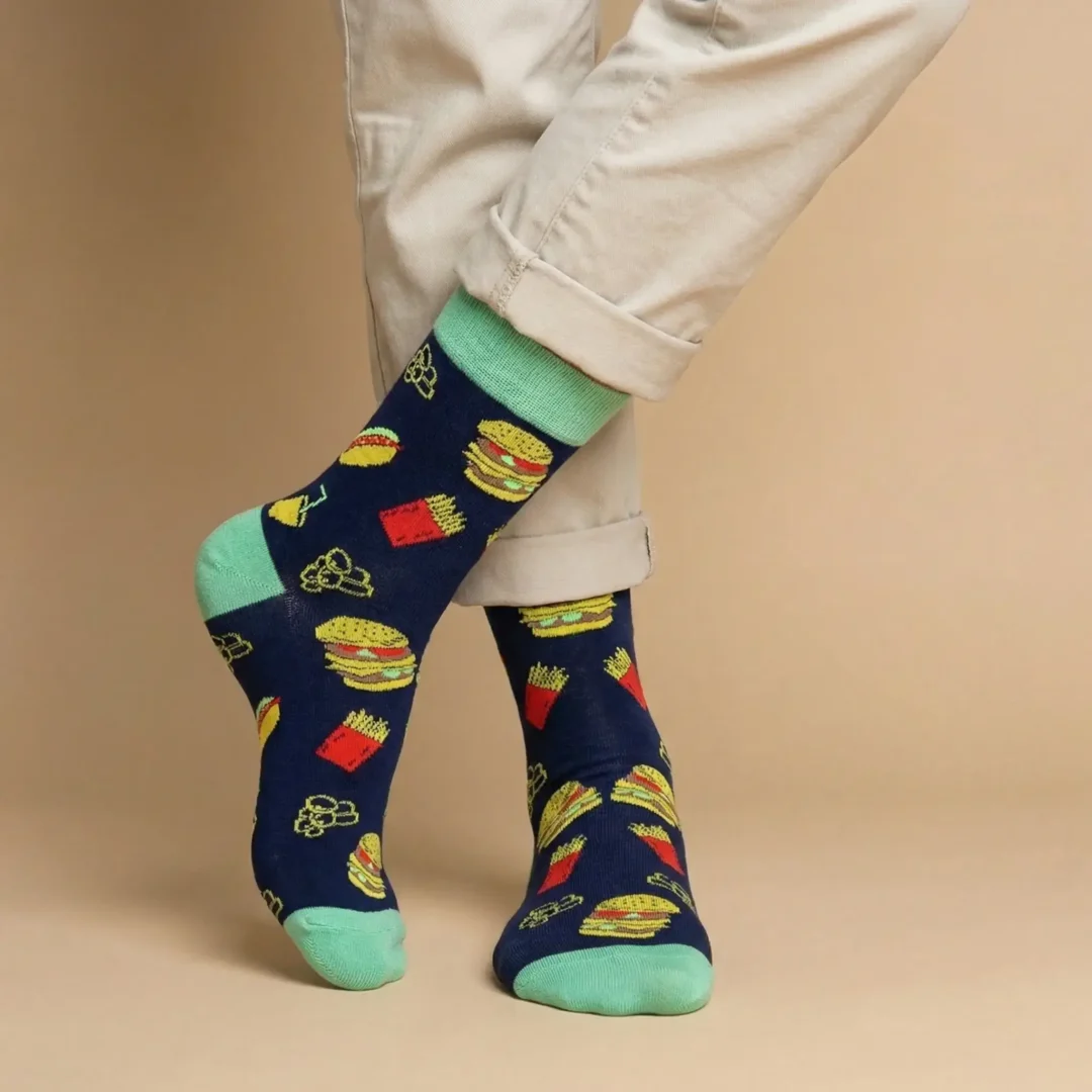 Zestaw Fast-Foodowych Skarpet 10 PAR | (40-46)