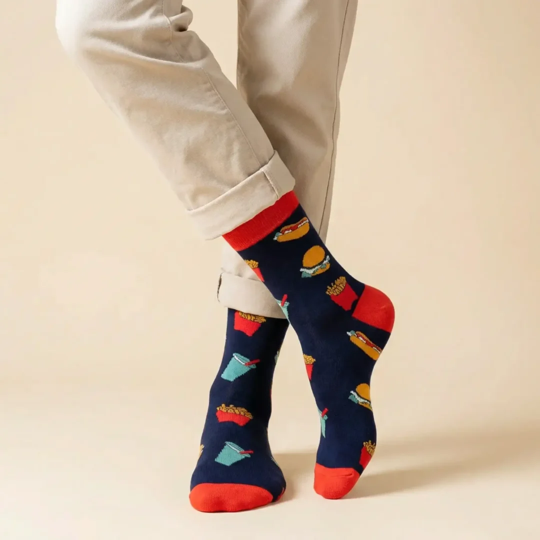 Zestaw Fast-Foodowych Skarpet 10 PAR | (40-46)