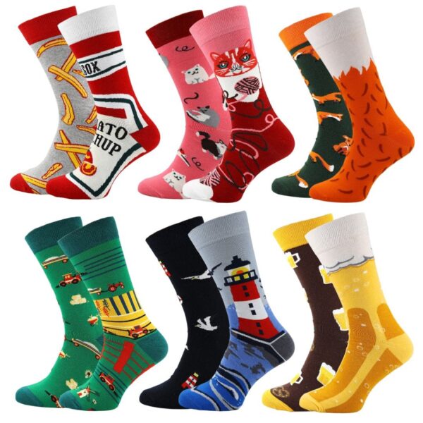 1 Zestaw Weekendowych Nie do Pary – 6 Par (40–46)