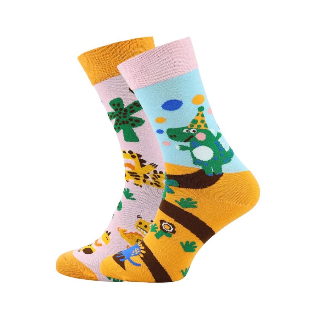 Zestaw Wesołych Skarpet Nie do Pary – 6 Par (40–46)