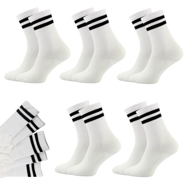 Zestaw Damskich Paskowanych – 5 Par (35–42)