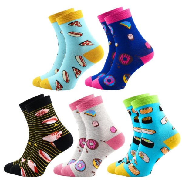 2 Zestaw Skarpet „Słodkie Szaleństwo” – 5 Par (35–41)