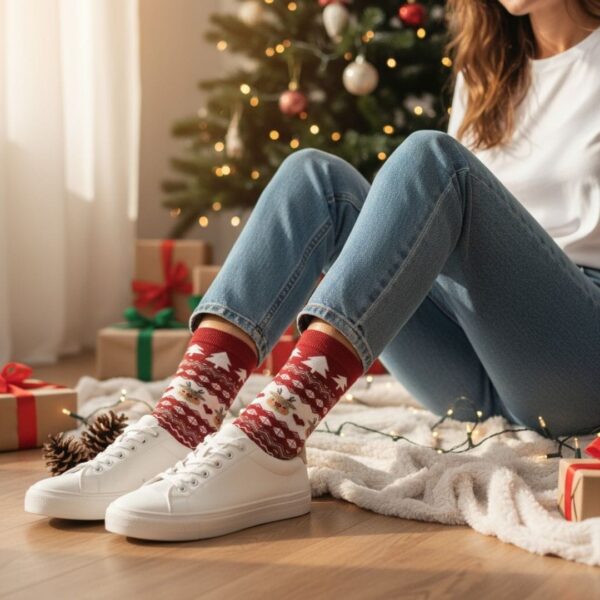 Zestaw Reniferowych Skarpet 5 PAR | (35-42)