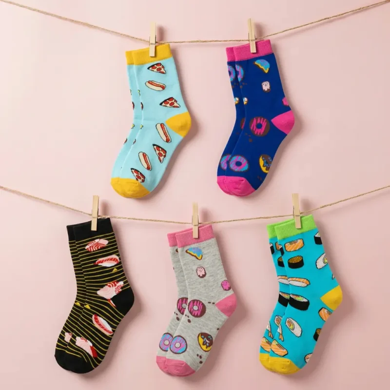 Zestaw Skarpet „Słodkie Szaleństwo” – 5 Par (35–41)