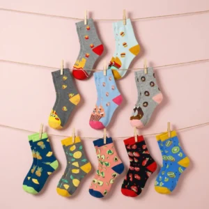 Zestaw Kolorowych Skarpet 10 PAR MIX | (35-41)