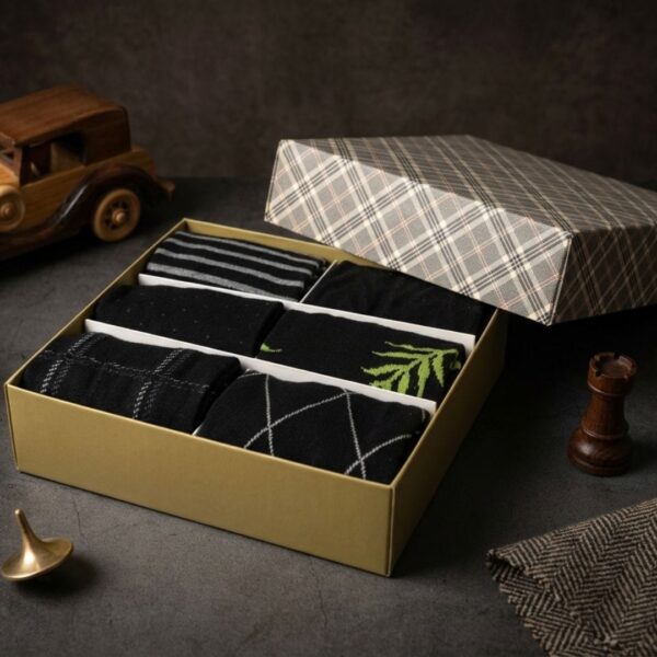 Męski BOX PREZENTOWY – 6 Par (40–46)