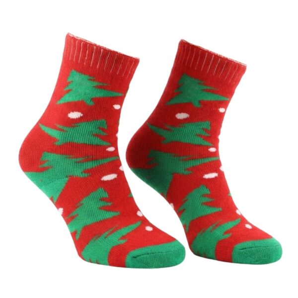 Zestaw Wełnianych Skarpet Świątecznych - 3 Pary (35–42)