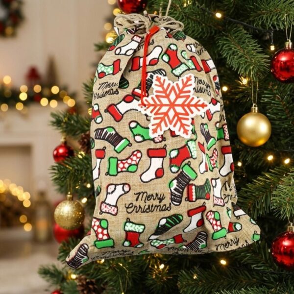 Zestaw Wełnianych Skarpet Świątecznych - 3 Pary (35–42)