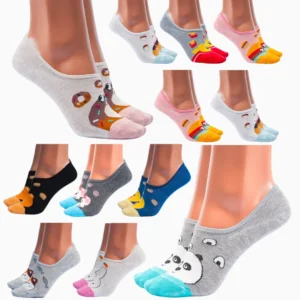 Zestaw Kolorowych Balerinek 12 PAR MIX | 35-41