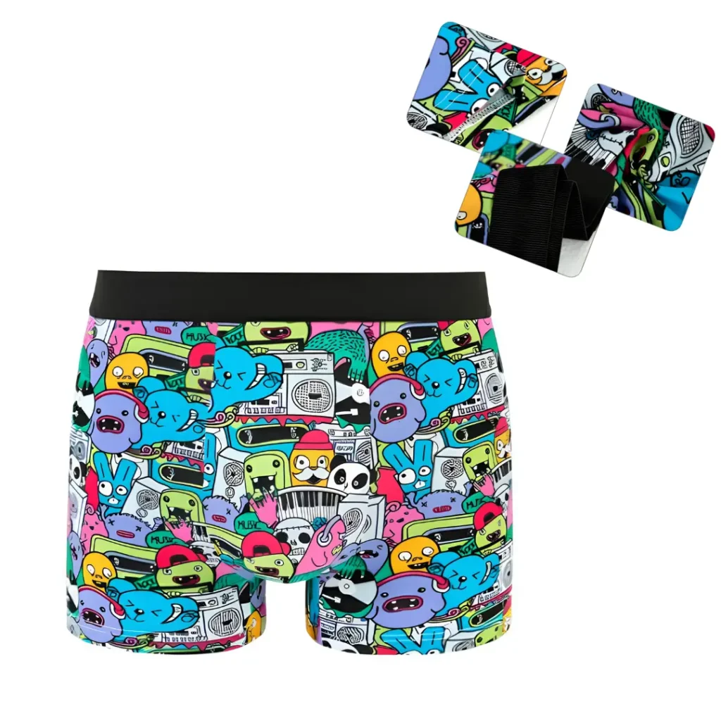 Komiksowe Bokserki – 3 Pary (3XL-6XL)
