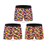 Owocowe Bokserki - 3 Pary (M-2XL)