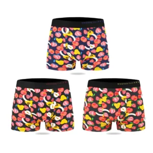 Owocowe Bokserki - 3 Pary (M-2XL)
