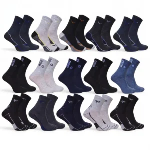 Zestaw Sportowych Skarpet – 15 PAR (40–46)